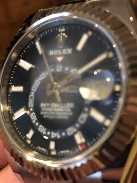 condensation in Rolex watch